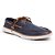 Mocassim Dockside Masculino Azul Em Couro Sola De Borracha - Imagem 4