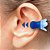 Protetor Auricular Anti-Pressão em Silicone com Case 1 Par - Imagem 2