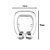 Clip Dilatador Nasal Aparelho Anti Ronco 1 Unidade com Case - Imagem 4