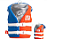 PORTA LATAS PUFFIN COLETE EUA - Imagem 1