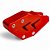 Guia De Corrente Amx Crf 230/CRF250F Bipartido Vermelho - Imagem 1