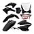 Kit Plástico Amx Crf 230 2015 - 2018 Preto + Plate Duo Amx - Imagem 1