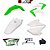 Kit plastico amx crf 230 Verde/Branco - Imagem 1