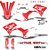 KIT GRÁFICO ADESIVO CRF 250F - 2018 A 2023 - RED MOTO NEW - Imagem 1