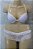 Conjunto Branco Lycra e Renda - TAMANHO M - Imagem 1