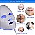 Máscara Led Facial 7 Cores Tratamento Estético E Fototerapia - Imagem 5