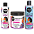 Kit Permanente Afro Salon Line Completo 3 Produtos - Imagem 1