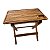 Mesa Dobrável para Churrasco Madeira Teca - Imagem 1