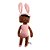 BONECA METOO ANGELA FASHION NEGRA 33CM - Imagem 1