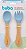 Kit Talheres Silicone E Bambu - Azul - Imagem 3