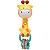 Girafa Musical com Mordedor - Imagem 1