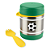 Pote Térmico com talher Spark Style Futebol - Skip Hop - Imagem 2