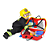 MALA INFANTIL COM RODINHA FRANK O BOMBEIRO TRUNKI - Imagem 4