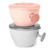 KIT BOWLS INFANTIL EASY-GRAB CINZA E CORAL SKIP HOP - Imagem 1
