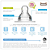 Bico 3 de Silicone Fluxo Rápido (4m+) 2 unidades - MAM - Imagem 3