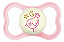 Kit 2 Chupetas Mam Supreme Night Bico De Silicone 16m+ Rosa - Imagem 3