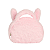 Bolsa Metoo Plush Coelha Rosa Com Laço e Alça De Mão - Imagem 2