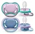 Chupeta Silicone Avent Ultra Air Lisa Menina Rosa Azul 6-18m - Imagem 1