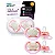 CHUPETA ULTRA AIR DUPLA NIGHTTIME AVENT 6-18 MENINA - Imagem 1