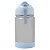 Garrafa Flip Térmica Infantil Azul  com Alça de Silicone Büp Baby - Imagem 3