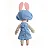 Roupa de Boneca Metoo - Camponesa Retro Vestido Azul Manga Longa com Cabide - Imagem 4