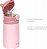 Garrafa Copo Térmico Parede Dupla Ursinho  Rosa- Buba 320ml - Imagem 2