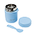 Pote Térmico Com Talher 300Ml Azul Büp One - Imagem 2