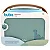 Lancheira Bento Box com talher inox Marmita Magic Dino Buba Verde Azul com alça lanche Dinossauro menino infantil - Imagem 6