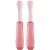 Kit  2 Colheres  Dobraveis  Rosa - Imagem 1