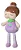 Boneca Angela Frutas Uvinha 33cm - Metoo - Imagem 2
