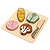 Brinquedo De Madeira Kit Vegetais Com Corte Büp Baby - Imagem 1