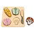 Brinquedo De Madeira Kit Vegetais Com Corte Büp Baby - Imagem 3