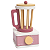 Brinquedo De Madeira Kit Liquidificador Com Frutas e Corte Rosa Büp Baby - Imagem 2