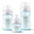 Kit 3 Mamadeiras Avent Pétala Anti-Cólica 125, 260 E 330ml Cor Azul Philips Avent - Imagem 1