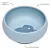 Pratinho Fundo Bebê Bowl Em Silicone Com Ventosa Buba - Azul - Imagem 3