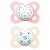 Chupeta Mam Original 0-6 Meses Dupla Rosa - Imagem 1