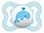 Chupeta Mam Air Azul 0-6 Meses Silicone - Imagem 1