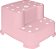 Degrau Duplo Infantil Antiderrapante Rosa Buba - Imagem 3