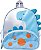 Mochila Infantil Buba Magic Dino Azul - Imagem 1