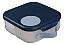 Lancheira Bbox 1l Com 4 Divisórias /Azul Escuro - Imagem 2