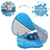 Bóia Flutuador Piscina Bebê Nash Proteção UV/ Azul - Imagem 3