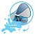 Bóia Flutuador Piscina Bebê Nash Proteção UV/ Azul - Imagem 11