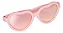 Óculos De Sol Coração Proteção Uv Flexível Tam. M (3 a 5 anos) Rosa Buba - Imagem 2