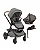 Combo Carrinho Demi Grow Cinza Oxford + Bebê Conforto Pipa Next Cinza Thunder + Base Curv - Nuna - Imagem 2