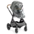 Carrinho de Bebê Nuna Demi Grow Cinza Oxford - Imagem 3