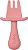 Kit Talher Garfo E Colher Silicone Introdução Alimentar - Buba/ Rosa - Imagem 2