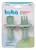 Kit Talher Garfo E Colher Silicone Introdução Alimentar - Buba/ Verde - Imagem 5