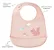 Babador Bebê Silicone Buba Impermeável Pega Migalhas Cloudy Cor Rosa - Imagem 3