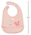 Babador Bebê Silicone Buba Impermeável Pega Migalhas Cloudy Cor Rosa - Imagem 2