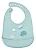 Babador Silicone Com Pega Migalhas Buba Cloudy Porco Espinho - Imagem 1